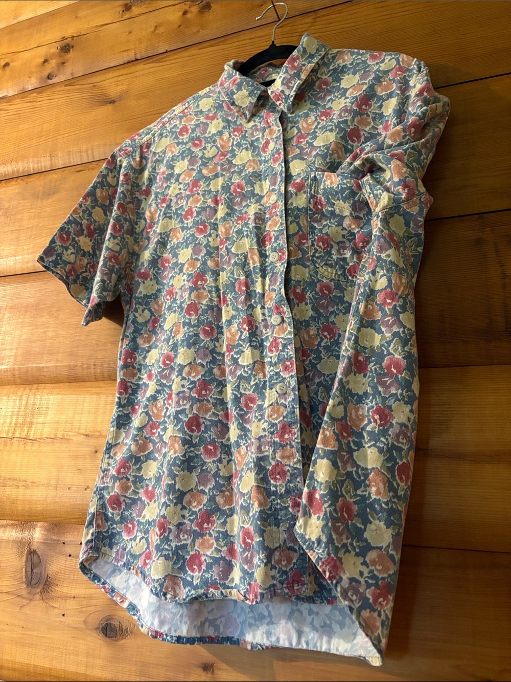 1990’s Woolrich "Rugged Outdoorwear" Short Sleeve Button Down, Medium